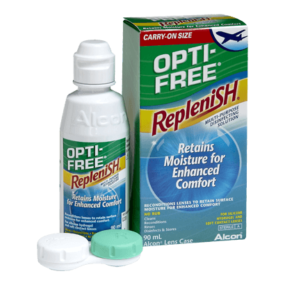 Opti-Free Replenish flight pack
